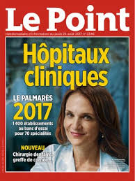 Article journal le point classement des cliniques 2017